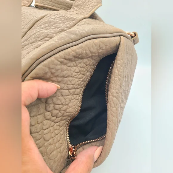 Alexander Wang Rocco Textured Leather Studded Satchel - Picture 8 of 16